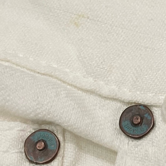 Dondup Brady White Flare Jeans Size 26 Embroidered Made in Italy NWT - Picture 2 of 8